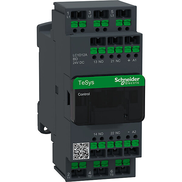 Schneider Electric Schütz 3P 12A Ac3 24V Dc Snapin LC1D12ABD